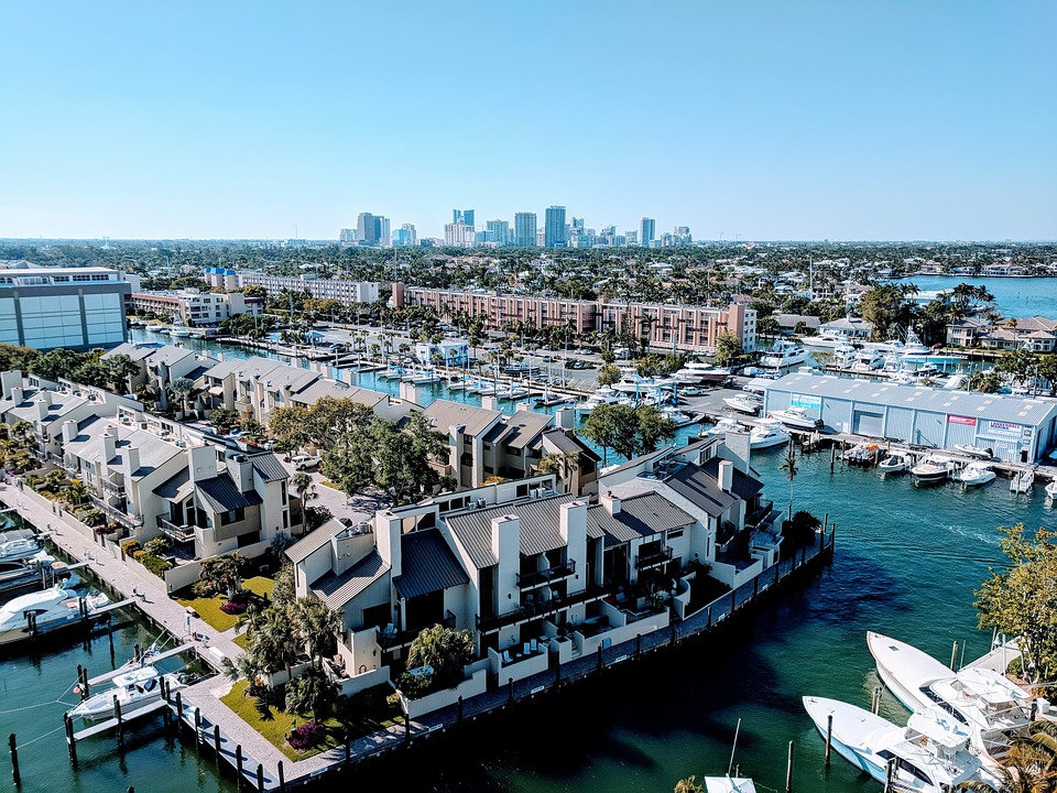 A view of Fort Lauderdale, which is one fo the best coastal cities to live in Florida.